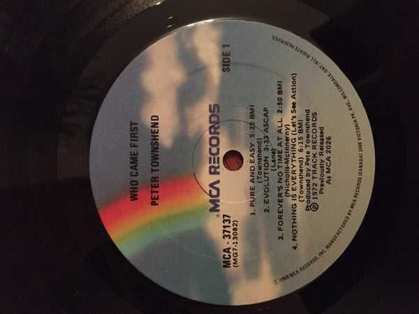 Pete Townshend : Who Came First (LP, RE)