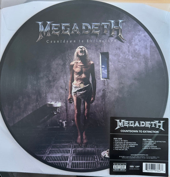 Megadeth : Countdown To Extinction (LP, Album, Pic, RE, RM, 180)