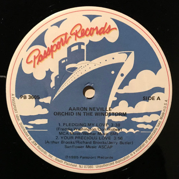 Aaron Neville : Orchid In The Storm (LP, MiniAlbum)