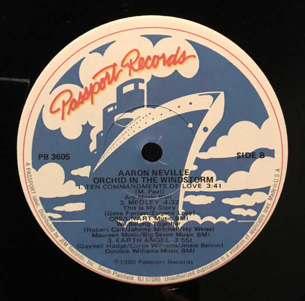 Aaron Neville : Orchid In The Storm (LP, MiniAlbum)