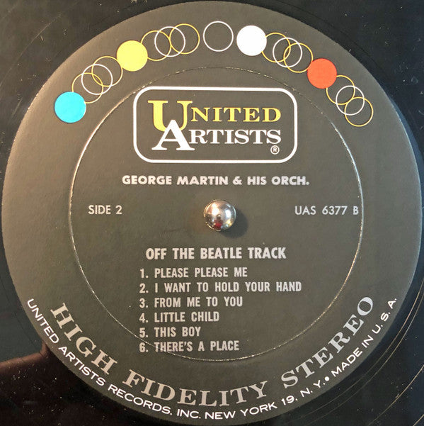 George Martin & His Orchestra* : Off The Beatle Track (LP)