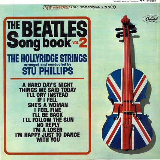 The Hollyridge Strings : The Beatles Song Book-Vol 2 (LP, Album, Scr)