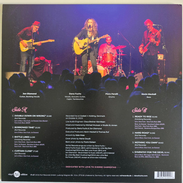 Dana Fuchs : Live In Denmark (LP, Album, 180)