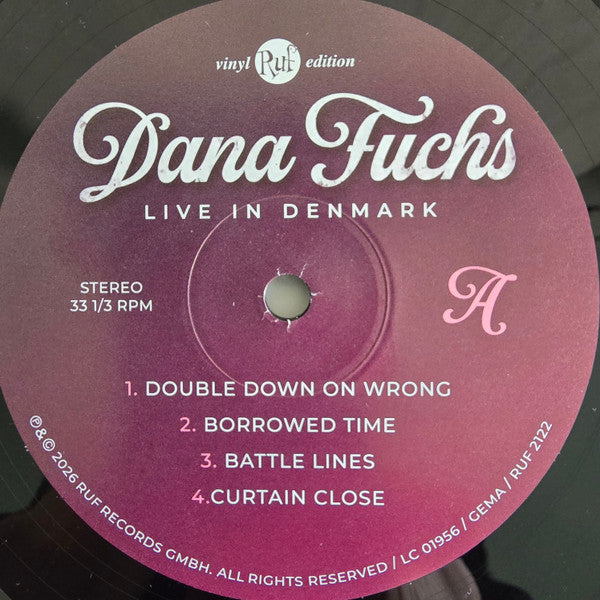 Dana Fuchs : Live In Denmark (LP, Album, 180)