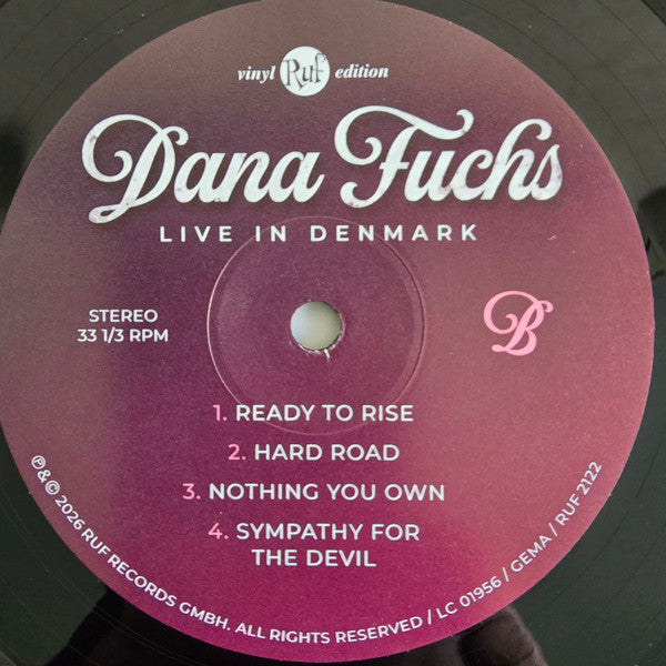 Dana Fuchs : Live In Denmark (LP, Album, 180)