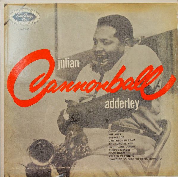 Julian "Cannonball" Adderley* : Julian "Cannonball" Adderley (LP, Album, Mono, RP)