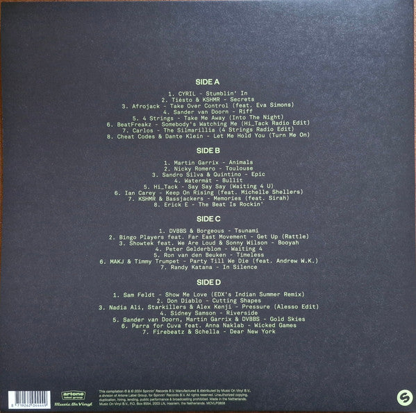 Various : Spinnin' Records - 25 Years - Chapter 1 (2xLP, Album, Comp, Ltd, RE, Tra)