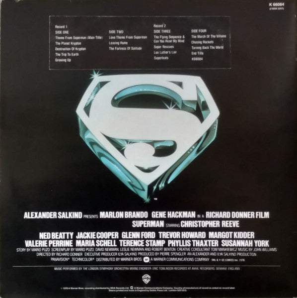 John Williams (4) : Superman The Movie (Original Sound Track) (2xLP, Album)