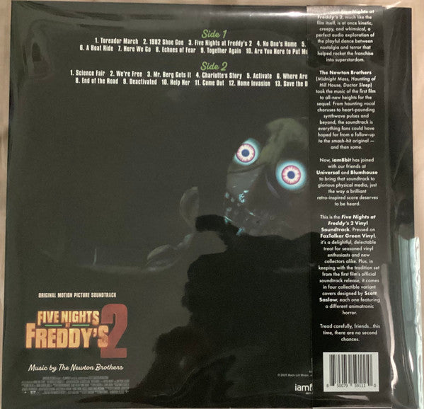 The Newton Brothers (2) : Five Nights At Freddy’s 2 (Original Motion Picture Soundtrack) (LP, Album, Man)