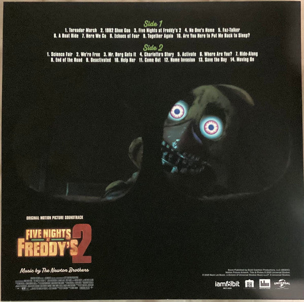 The Newton Brothers (2) : Five Nights At Freddy’s 2 (Original Motion Picture Soundtrack) (LP, Album, Man)