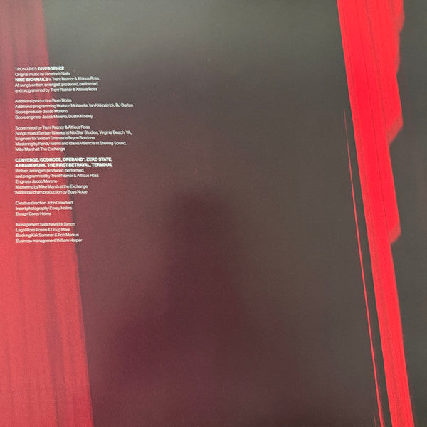 Nine Inch Nails : Tron Ares: Divergence (2xLP, 180)