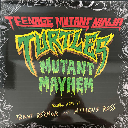 Trent Reznor And Atticus Ross : Teenage Mutant Ninja Turtles: Mutant Mayhem (Original Score) (LP, Ltd, Unofficial, Mut + LP, S/Sided, Etch, Ltd,)