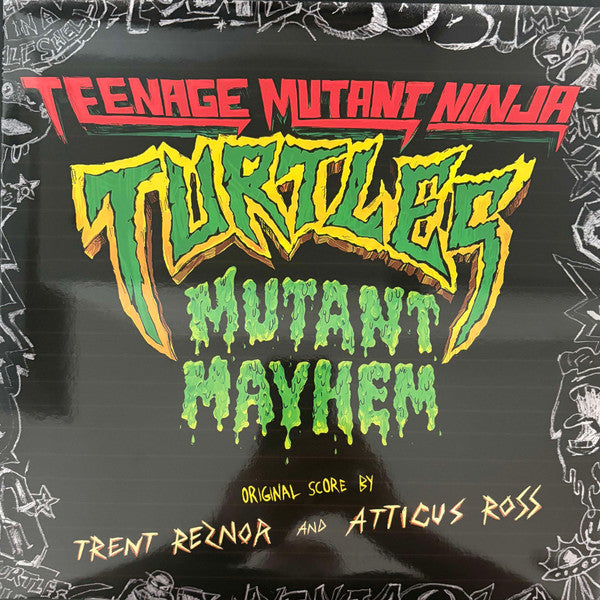 Trent Reznor And Atticus Ross : Teenage Mutant Ninja Turtles: Mutant Mayhem (Original Score) (LP, Ltd, Unofficial, Mut + LP, S/Sided, Etch, Ltd,)