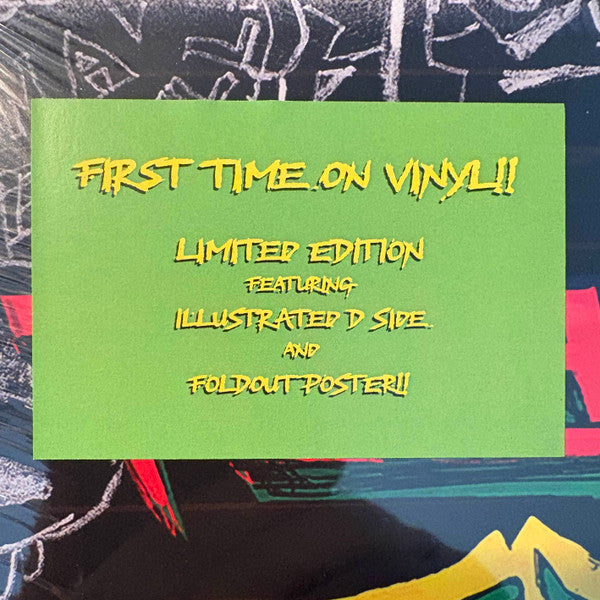 Trent Reznor And Atticus Ross : Teenage Mutant Ninja Turtles: Mutant Mayhem (Original Score) (LP, Ltd, Unofficial, Mut + LP, S/Sided, Etch, Ltd,)