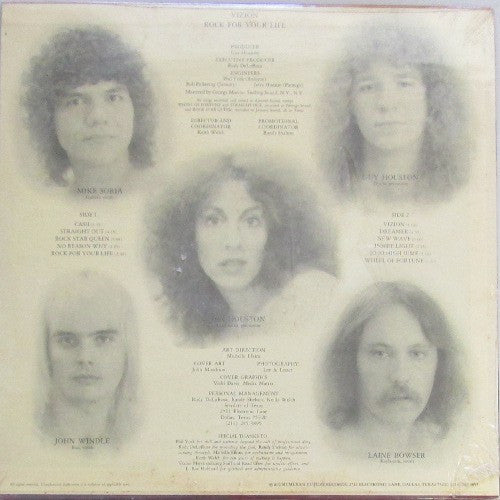 Vizion (8) : Rock For Your Life (LP, Album)