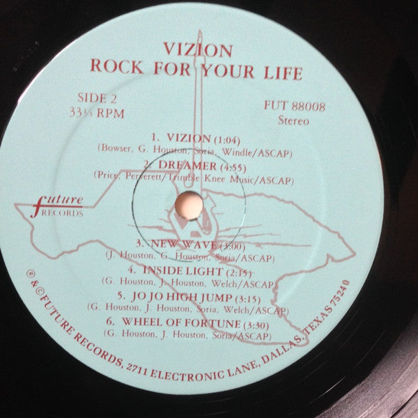 Vizion (8) : Rock For Your Life (LP, Album)