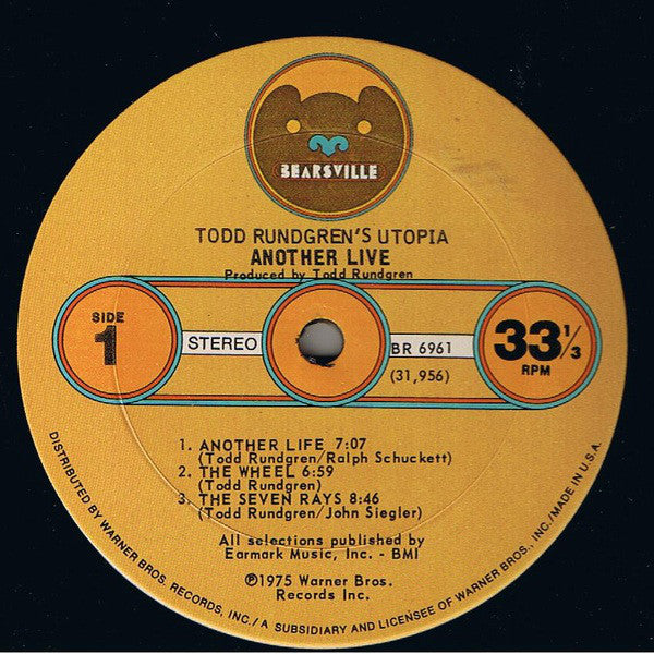 Utopia (5) : Another Live (LP, Album, Ter)