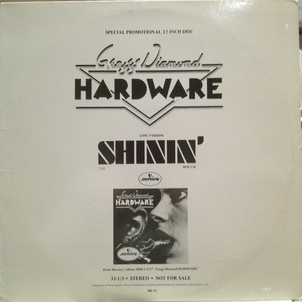 Gregg Diamond : Shinin' (12", Promo)