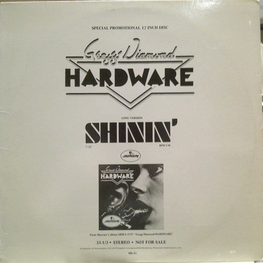 Gregg Diamond : Shinin' (12", Promo)