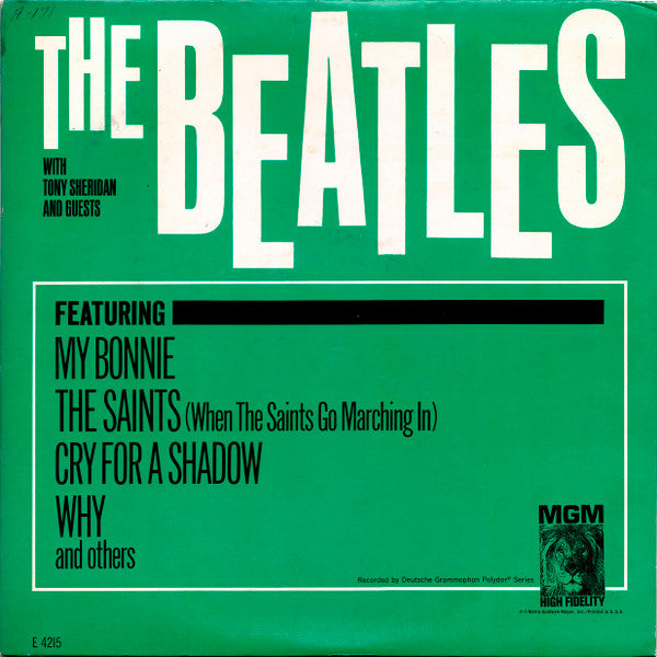 The Beatles With Tony Sheridan : The Beatles With Tony Sheridan And Guests (LP, Comp, Mono)