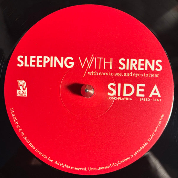 Sleeping With Sirens : With Ears To See And Eyes To Hear (LP, Album, RE, Rec)