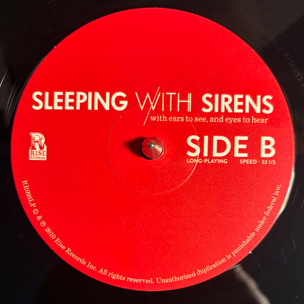 Sleeping With Sirens : With Ears To See And Eyes To Hear (LP, Album, RE, Rec)