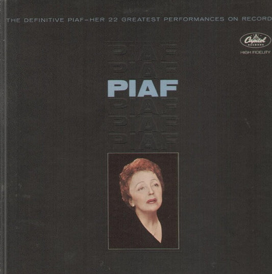 Edith Piaf : The Definitive Piaf (2xLP, Comp)