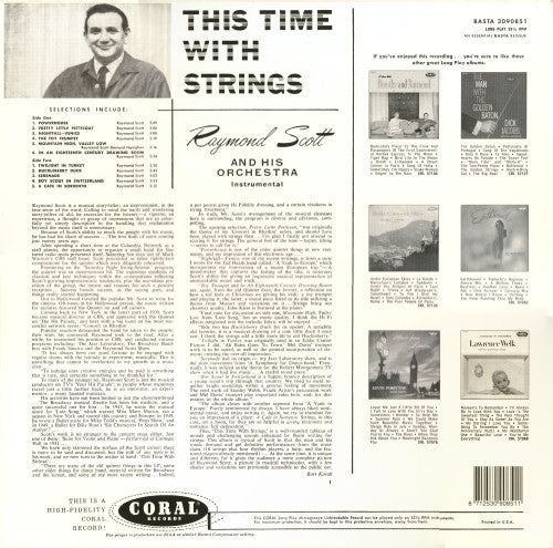 Raymond Scott And His Orchestra : This Time With Strings (LP, Album, RE)