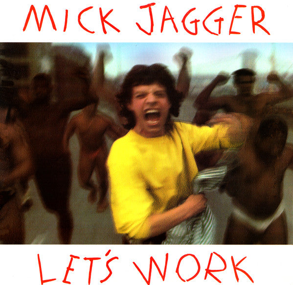 Mick Jagger : Let's Work (12", Promo)