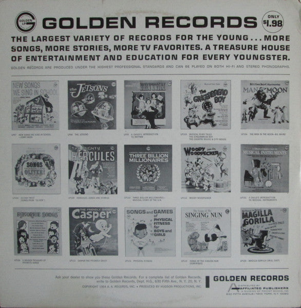 Milton DeLugg And Orchestra* Featuring Wynken, Blinken, And Nod* And The Golden Rock-A-Twisters : Dance And Sing Mother Goose With A Beatle Beat (LP, Album, Mono)