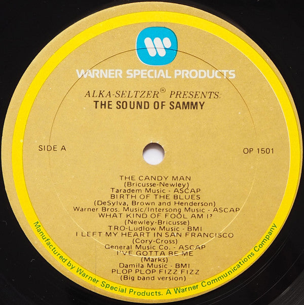 Sammy Davis Jr. : The Sound Of Sammy (From The Candy Man To Plop Plop Fizz Fizz) (LP, Comp)
