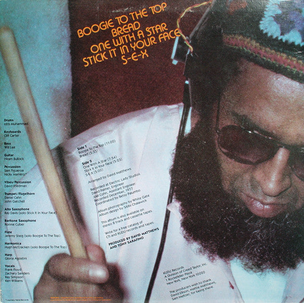 Idris Muhammad : Boogie To The Top (LP, Album, Kee)
