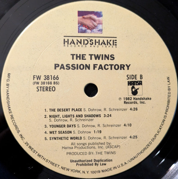 The Twins : Passion Factory (LP, Album)