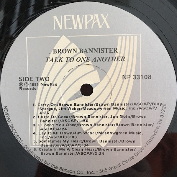 Brown Bannister : Talk To One Another (LP, Album)