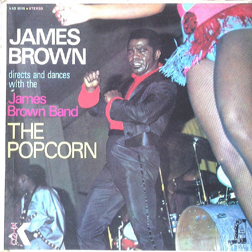 James Brown Directs And Dances With The The James Brown Band : The Popcorn (LP, Album, Ora)
