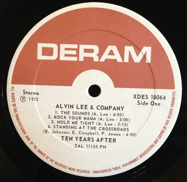 Ten Years After : Alvin Lee & Company (LP, Album, PH )