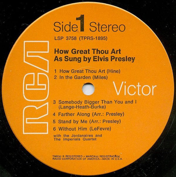 Elvis Presley : How Great Thou Art (LP, Album, RP, Ind)