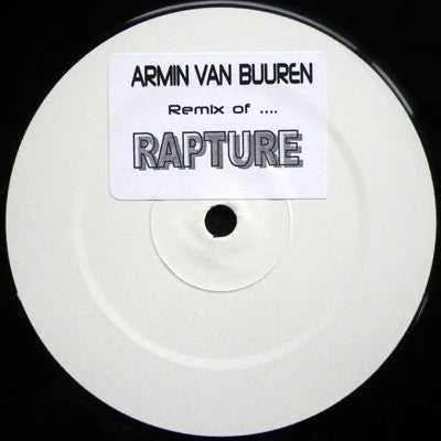 iiO : Rapture (Armin Van Buuren Remix) (12", Unofficial)