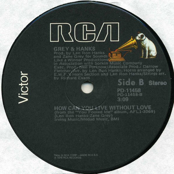 Grey And Hanks : Dancin' (12", Single)