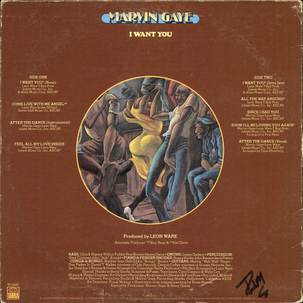 Marvin Gaye : I Want You (LP, Album, M/Print, Mon)