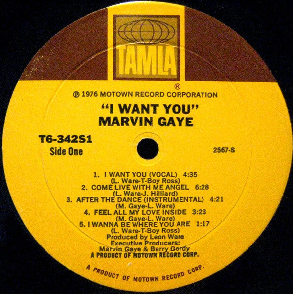 Marvin Gaye : I Want You (LP, Album, M/Print, Mon)