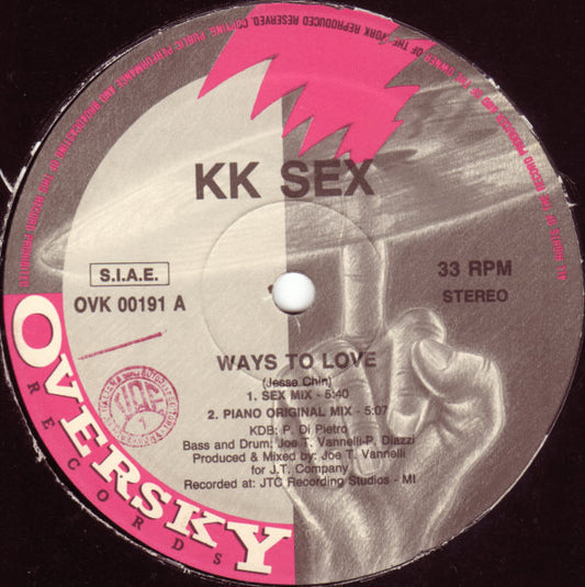 KK Sex : Ways To Love (12")
