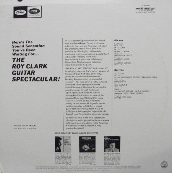 Roy Clark : The Roy Clark Guitar Spectacular! (LP, Mono)