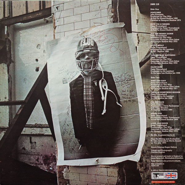 The Who : Odds And Sods (LP, Album, RE)