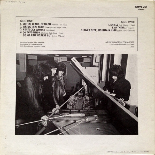 Deep Purple : The Book Of Taliesyn (LP, Album, RP, Gat)
