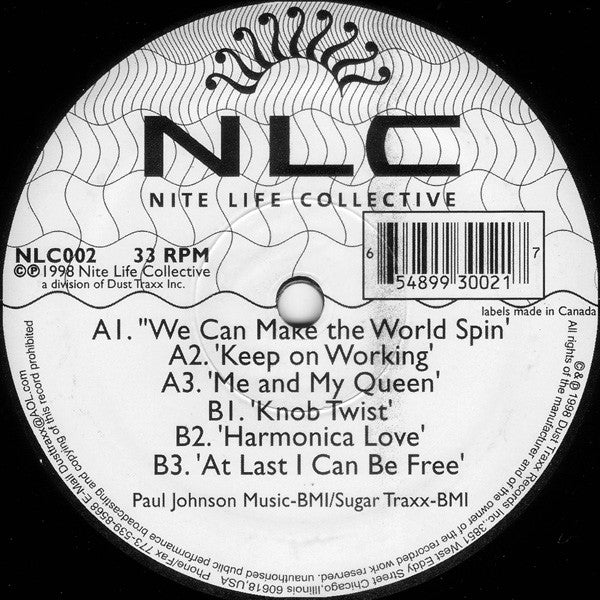 Paul Johnson : We Can Make The World Spin (2xLP, Album)