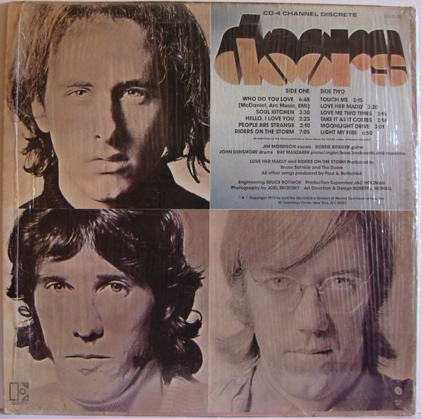 The Doors : The Best Of The Doors (LP, Comp, Quad, PRC)