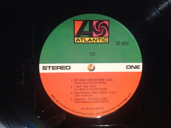 Yes : Yes (LP, Album, CTH)