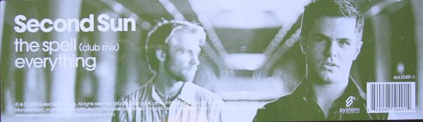 Second Sun : The Spell / Everything (12")