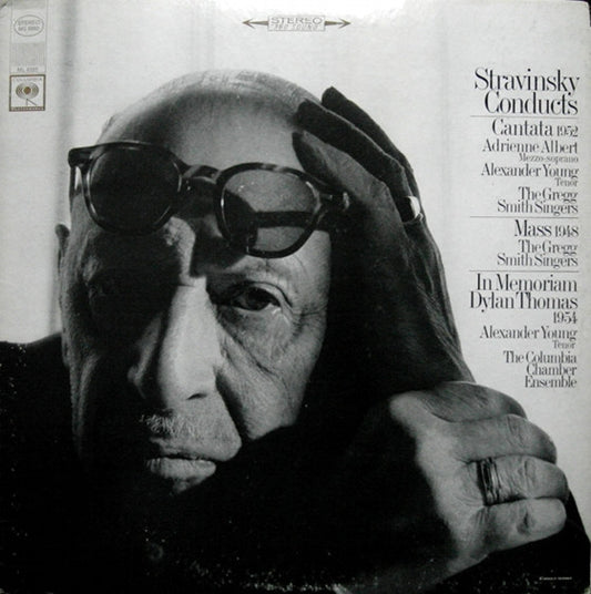 Igor Stravinsky : Stravinsky Conducts Cantata / Mass / In Memoriam Dylan Thomas (LP, Album)